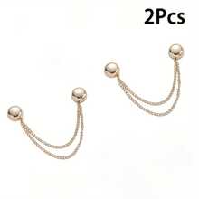 2/3/4/6/8/10/12pcs Magnetic Waist Cincher Clips, Adjustable T-Shirt Hem Clips, Perfect Fit, Metal Snap Buttons, Available In White/Gold/Black