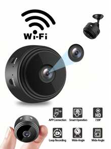 Nueva Cámara de Seguridad Inalámbrica Inteligente Compacta para Mascotas, con Visión Nocturna para el Hogar, Conectada a Teléfono Inteligente, Monitor Wi-Fi para Mascotas (Perro/Gato) para Uso en Interiores, Ventosa, Sin Necesidad de Taladrar, Mini Cámara HD 1080P con Cámara de Seguridad WiFi, Batería Recargable, Fácil de Instalar, Controlada por Aplicación, Detección de Movimiento, Cámara Niñera para Adolescentes, Mascotas, Oficina, Visualización Remota con Aplicación para Teléfono iOS/Android
