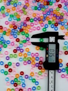 51/103/209 Stücke gemischte Acryl Strass Pferd Perlen, geeignet für DIY Schmuckherstellung, Armbänder, Halsketten, Ohrringe, geflochtene Haarzubehör, Basteleien, 9mm