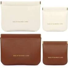 Makeup Bags - Brown and White - View 1