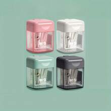 One Piece Pencil Sharpener, Single Hole Advanced Student Pencil Sharpener, And One Pencil Sharpener+Eraser Are Essential Stationery Items For Returning To School. They Are Sharp, Durable, Easy To Clean, Come With A Cover To Prevent Clutter, And Have A Compact Design. They Are Suitable For Desktop Stationery In Offices And Homes, As Well As Simple And Stylish Morning Light Pencil Sharpeners And Single Hole Primary School Manual Pencil Sharpeners