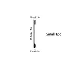 1/3pcs Mini Silicone Scraper, Double-Ended Silicone Wax Scraper Tools, Multi-Function Wax Sealing Stirring Rod, Heat-Resistant Silicone Scraper, Reusable Beauty Scraper, Micro Scraper, Thin Can Scraper, Food Scraper, Mini Scraper Set Makeup Tools, Wax Sealing Accessories, School Supplies