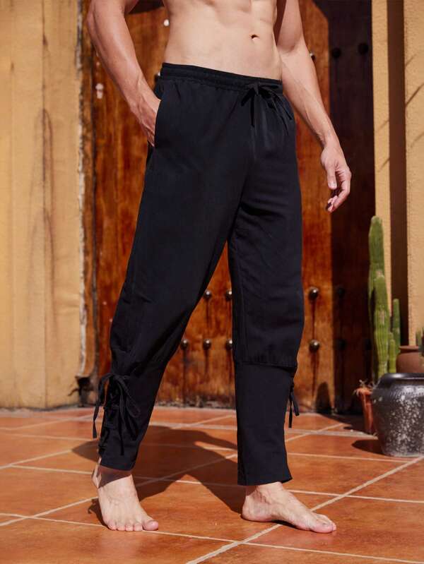 Pantalon décontracté pour hommes, pantalon à cordon médiéval pour Halloween, costume de carnaval, cadeau pour le mari, toutes saisons
