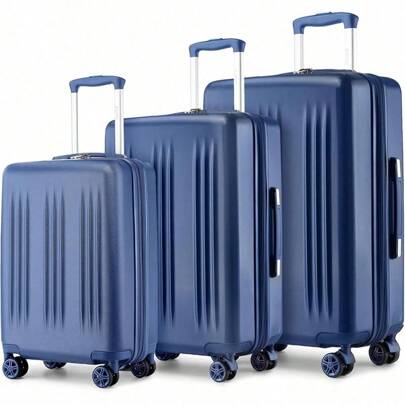 24 Inch Expandable Luggage With Quiet Spinner Wheels  TSA Lock, Scratch And Drop Resistant ABS -YHL