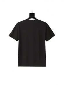 Home Run Hero Baseball Funny Graphic Tees T-Shirt - Black - View 3
