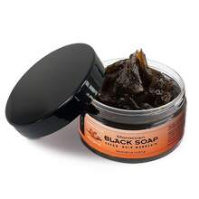 Zakia's Morocco Black Soap (Beldi) With Lavender Scent -% Natural, Body Scrub, & Natural, Purifying, Cleansing, Exfoliating Hammam Ritual- 8.0 Oz / 226gr - 琥珀色 - 查看 1