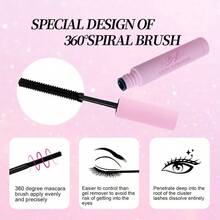 Eyelash Clusters 30D+40D+50D Kit Wispy Individual Lashes 680PCS D-Curly Lash Extension 8-18MM Natural Lashes Clusters With Glue, Tweezers, Remover, Lash Brush, Reusable DIY Eyelash Extensions For Beginners - màu đen - Xem 6