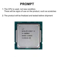 intel Used Core I5 10600KF 4.1GHz Six-Core Twelve-Thread CPU Processor 65W LGA 1200