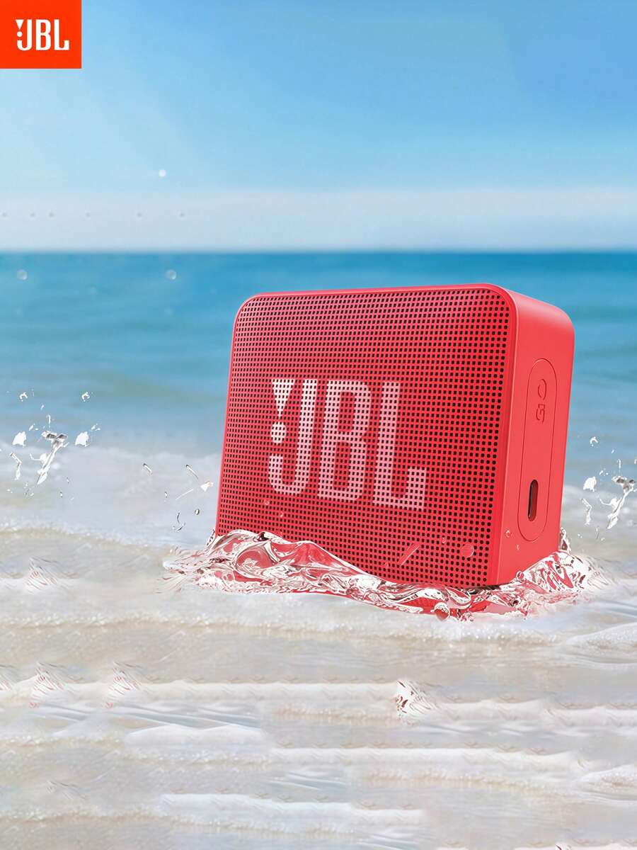 JBL GO ESSENTIAL 2 深海藍迷你音響 IPX7級防水設計 震撼低音炮 便攜式戶外音箱 電腦家用多場景 聲浪模式自由切換 - 紅色 - 查看 1