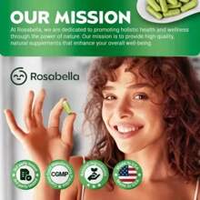 Cápsulas de Moringa en Polvo Rosabella – 60 Cápsulas | Suplemento Natural Vegano