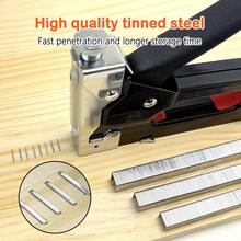 重型订书钉 8/10/12 毫米（0.31/0.39/0.47 英寸）- 1000 件/3000 件高品质 - 适用于重型订书机、木工、家具、DIY 项目 - 銀色 - 查看 5