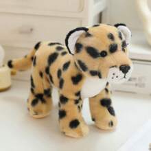 20cm/7,87 pollici Piccolo peluche morbido di animali della giungla, leone, tigre, cervo, leopardo, maiale rosa, asino, peluche di animali selvatici, giocattolo perfetto per compleanno, Capodanno o San Valentino per bambini - Forniture per decorazione di Ognissanti da giardino con animali selvatici