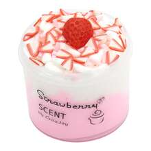 Set Slime Lembut Butter Fluffy 70ml - Slime Lembut Beraroma Dua Warna Buah Naga & Stroberi, Hadiah Pesta Ideal untuk Anak Laki-laki dan Perempuan - MultiWarna - View 6