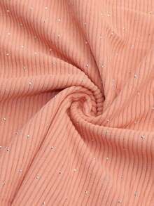 1 件 50x140cm 水钻灯芯绒面料，纯色灯芯绒条纹面料，手工 DIY 面料，适用于裤子、沙发、家居装饰 - 特殊场合 DIY 面料，100% 涤纶 - 彩色 - 查看 17