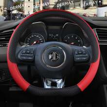 For MG HS ZS EV MG3 3SW MG5 MG6 MG7 ZR EHS EZS GT 9 Colors Car Steering Wheel Cover PU Leather Non-Slip Auto  Accessories