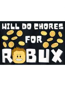 Noob And Professional Gamer Will Do Chores Robux-Shirt JUOD - 黑色 - 查看 2
