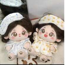 20 厘米娃娃衣服系列，可爱服装套装，适合装扮的娃娃服装，拉布衣柜礼物，适合朋友和家人，复活节篮子填充物（仅衣服，不含娃娃）