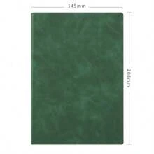 1 pieza Cuaderno de piel personalizado A5, libreta de negocios minimalista, libro de notas con cubierta suave y delicada para oficina, reuniones y notas, útiles escolares, vuelta al cole
