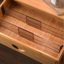 2 件/套可扩展隔板、抽屉分隔板、耐用、储物整理器、内衣和袜子分隔板、多功能储物和整理分隔板、创意家居用品 - 2 件/套 - 查看 3