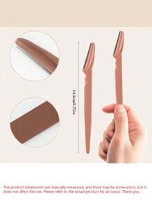 20/3 piezas Conjunto de Recortadora Eléctrica de Cejas Color Café, Depiladora para Cejas, Boca, Cara para Hombres y Mujeres, Adecuada para Principiantes, Compacto y Portátil, para Uso Diario o Viaje, con Tapa Protectora