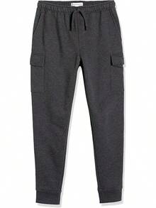 Essentials Men's Cargo Fleece Jogger Sweatpant - Mocha Brown - View 6