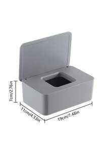 Caixa de lenços de bambu, 1 peça, caixa de lenços minimalista com capa de madeira para uso doméstico e automotivo, caixa de armazenamento de papel, armazenamento de mesa para sala de estar, para hotel/escritório, banheiro público, decoração de casa, material escolar, acessórios de banheiro - Capa flip/caixa grande para lenços umedecidos/multicolorida - Ver 11