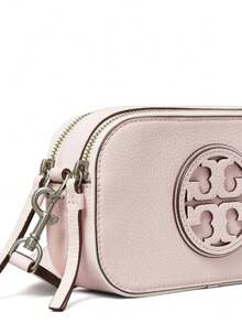 TORY BURCH - Women Miller Patent Border Mini Crossbody Bag - 650 PALE PINK - View 6
