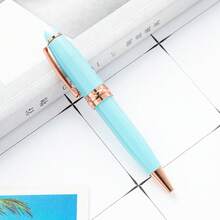 Small Ballpoint Pen Mini Portable Pens Business Candy Color Small Tiny Black Ink Ballpoint Writing Tool For Notebook Pockets Signature Notepads School Office Classic Style), School Supplies,Back To School - Mini Pen - View 7