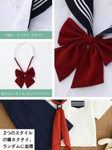 KLFYY Japanese JK Uniform Improved White Three-Piece Hand Clothes Spring And Autumn Long Sleeves Hundred Folds Overcoat