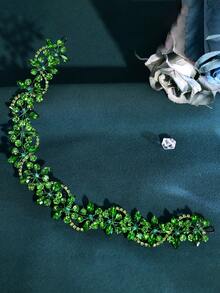 1 件手工制作的优雅新娘头带发饰，带水钻，适合新娘和伴娘 - A - 查看 11