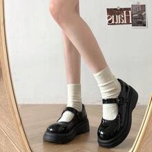 Women Loafers Shoes - 黑色 - 查看 6