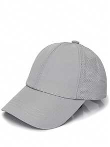 مجموعة قبعة بيسبول ذيل الحصان قابلة للتعديل للنساء، بتصميم شريط متقاطع، سريعة الجفاف، قابلة للتنفس، مناسبة للرياضة والياقة البدنية والجري والتنزه والجولف والصيد، قطعتان