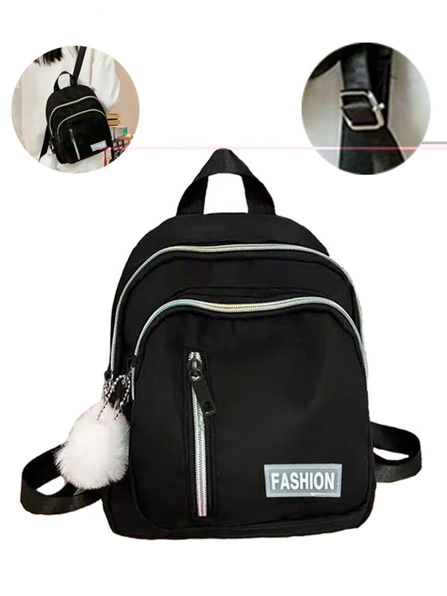 男士双肩旅行迷你背包尼龙简约时尚防水背包 - 彩色 - 查看 1