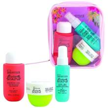 EverlyX Set De Viaje Radiant Skin IDC Institute - Incluye Gel De Ducha, Loción Corporal Y Body Mist En Neceser Compacto - Aromas A Ciruela, Jazmín, Fruta Del Dragón Y Vainilla - Ideal Para Llevar En La Maleta O Regalar - Tamaño Apto Para Avión - ✅ Envios A España En 24/48h