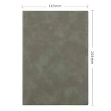 1 pieza Cuaderno de piel personalizado A5, libreta de negocios minimalista, libro de notas con cubierta suave y delicada para oficina, reuniones y notas, útiles escolares, vuelta al cole