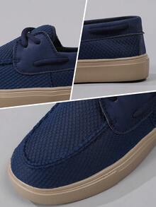 男士 2025 新款简约经典休闲舒适时尚运动鞋 - 透气，高街休闲鞋，带鞋带，网眼面料，适合所有季节，圆头，织物鞋面，EVA 鞋底，适合男士、学生、户外、街头服饰，轻便耐用 - 彩色 - 查看 6