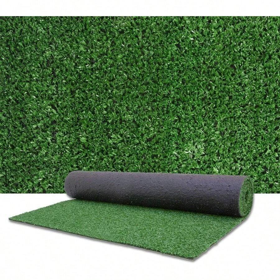 1pc 50x100/200cm Pet Artificial Grass Lawn, Aquarium Wedding Outdoor Decor Garden Patio Landscape Grass Mat, Realistic Soft Synthetic Moss Lawn Carpet For Dog Pet, Home Flooring - Multicolor - View 1