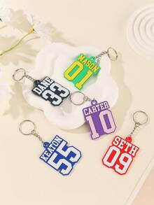 1-Pack Custom 3D-Printed Mini Football Keychain, Personalized Engraved Name & Number With Custom Colors, Sporty Soccer Ball Shape Key Ring Gift For Birthdays, Sports Events & Fan Appreciation,Dawg,Engraved, Colorful,Cute,Adorable,Funny,Kawaii,Y2K,Stylish,Unisex,Casual,Custom,Personalized,Unique,Customized,Ideal Gifts For Him,Ideal Gifts For Her,Her,Boyfriend,Girlfriend,Family,Friends, Colorful,Cute,Adorable,Funny,Kawaii,Y2K,Stylish,Unisex,Casual,Custom,Personalized,Unique,Customized,Ideal Gifts For Him,Ideal Gifts For Her,Her,Boyfriend,Girlfriend,Family,Friends,Apparel Accessories,Halloween Edit,Freshman, Sophomore, Underclassmen,Birthday Gift - A - View 5