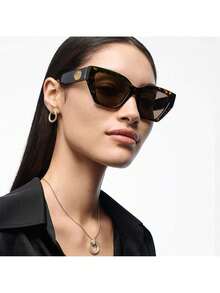 1pc Retro Rectangle Fashion Glasses Women Men ,Y2K,Summer Beach Glasses, 90s Small Narrow Square Glasses,Autumn And Winter Decoration,Mother's Day ,Christmas Gift,Driving Traveling Photography Parties Daily Life Decoration Work Glasses CK2322 - 0299-003 - 查看 2