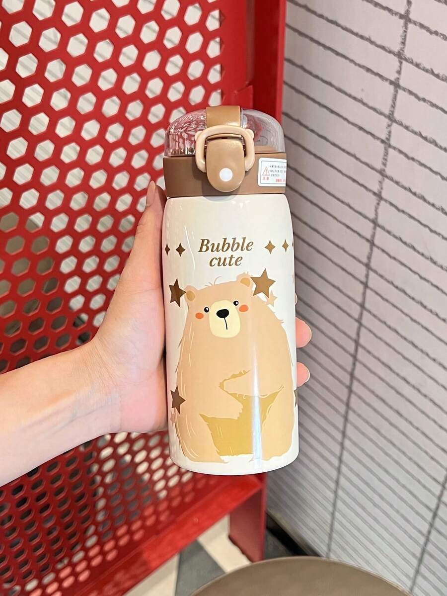 Kids Straw Insulated Water Bottle, Girls New 2025 Thermal Cup, Preschool/Kindergarten Drinking Cup