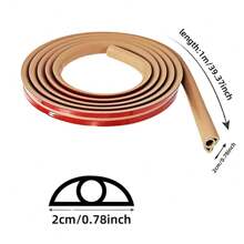 1M X 2CM Self-Adhesive PVC Floor Wire Organizer Tube, Cable Concealer Floor Cord Management - For Hiding Wires, Preventing Tripping, Cable Management | Wire Protector Sleeve | Durable PVC Material