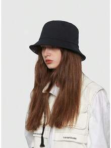 Unisex Reversible Bucket Hat For Beach And Fishing - Skull Black - View 3