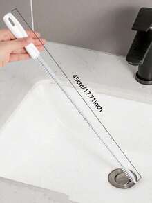 3pcs Creative Plumber Drain Snake Cleaner Brushes, Bendable For Hair Catcher Remover And Cleaning Kitchen Sink, Bathroom Drain Clog Remover - Efficient Home Cleaning Tools, Household Decor (Random Colors) - Multicolor - View 4