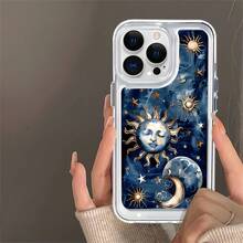 Funda compatible con phone 16 Pro Max/16 Plus/16 Pro/16, 15/14/13/12/11. Esta innovadora y elegante funda transparente de TPU suave cuenta con un diseño único, orificios precisos para la lente y es resistente a golpes y caídas. - transparente - Ver 1