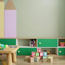 1 Roll Of Mint Green Solid Color Wallpaper Minimalist Peel And Stick Vinyl Contact Paper Handmade DIY Retro Self-Adhesive Detachable Wallpaper Suitable For Home Decoration Bedrooms Kitchens Counters Dormitory Walls Offices 15.7in/393.7/196.8/181.3/39.3in