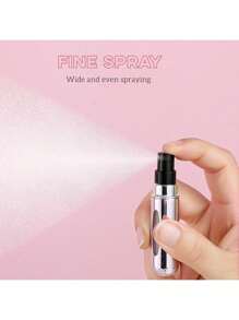 One 5ml Aluminum Perfume Atomizing Bottle, Bottom Pump Design, Refillable Spray Bottle, Portable Travel, Including Flying, Lipstick Shaped, With Visible Windows, Living Room, Family, Bedroom, Bathroom Decoration, Travel Supplies, Wedding, Party, Birthday, Gifts For Men, Mom, Dad, Friends, New Year, Accessories, Interesting Gifts