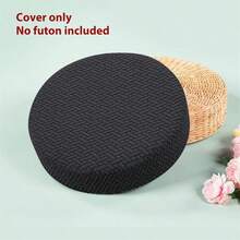 1 件套提花沙发座套全包弹性布艺沙发套可洗靠垫沙发套圆形坐垫套适用于客厅 - 彩色 - 查看 15