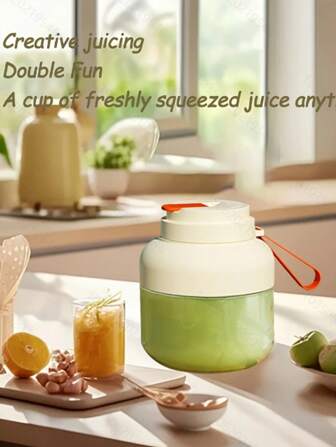 Ton Cup, Juice Barrel, Juice Pot Portable Large-Capacity Fruit And Vegetable Juicer Personal Drink Machine