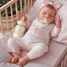 Lifelike Reborn Baby Dolls, 20-Inch Sweet Smile Lifelike Newborn Full Body Sleeping Baby Girl Vinyl With Toy Accessories Gift Set For Children 3 Years And Up. Realistic Babies, , Reborn Baby, Children's Toys, Realistic Lifelike Baby Dolls, Toys, Doll Toys - Nhiều màu - Xem 8