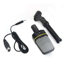 Micrófono Condensador Micrófono Grabación Micrófono Gaming Podcast Equipo Mini Micrófono Micrófono De Escritorio - Negro - Ver 5